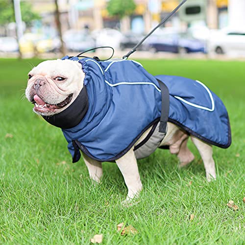 Waterproof Turtleneck Dog Snowsuit,Dog Snow Jacket For Large Medium Dogs,Adjustable Dog Coat Golden Retriever Labrador Bulldog Dog Puffer Jacket For Winter Cold Weather Buckle Release Easy On And Off #TOP7