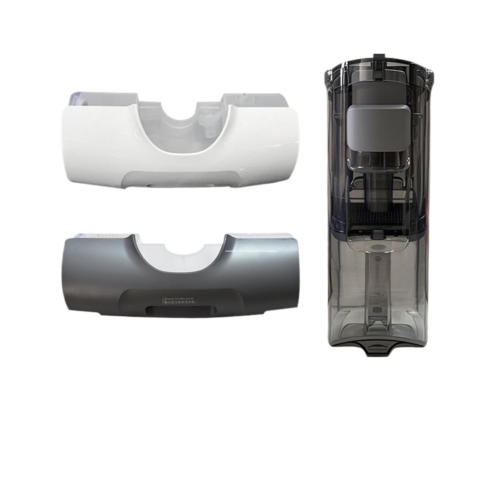 Réservoir d'eau propre for vadrouille sous vide, Compatible avec Narwal,S10 Pro(White and gray)