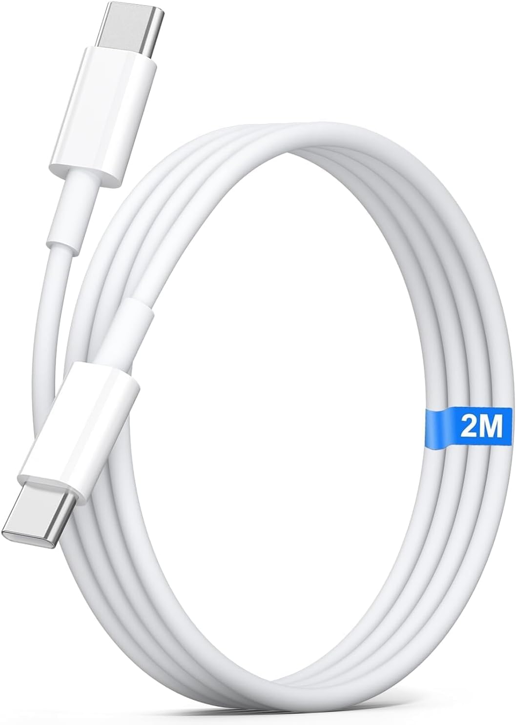 USB C to C Cable, Type C Fast Charging Cables, PD 3A USB C to Type C Charger Cable for Samsung Galaxy S25 S24 S23 S22 S21 S20 S24Ultra, A56 A55 A05s A06 A54 A53 A34 A33 A23 A16 (2m-1Pack)
