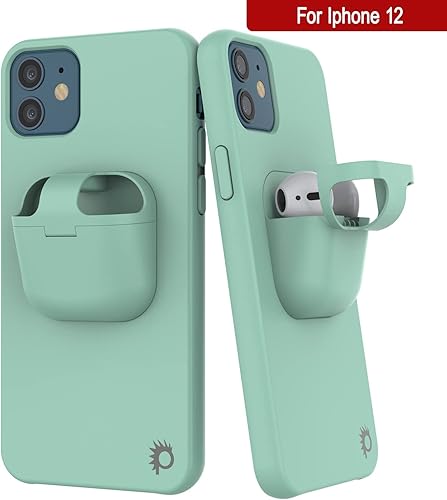 Miniatura 6 de Punkcase Funda para iPhone 12 Airpods (Serie CenterPods)  Funda delgada y duradera 2 en 1 diseñada para iPhone 12 (6.1 pulgadas)  Protege tu
