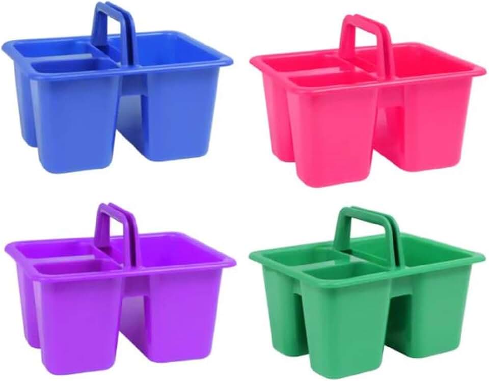 plastic caddy with handle