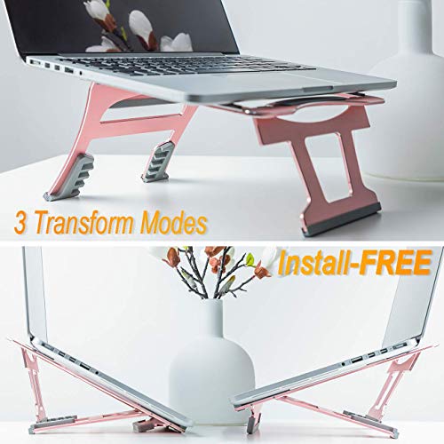 Base Ajustable para Laptop Plegable en Aluminio miniatura 4