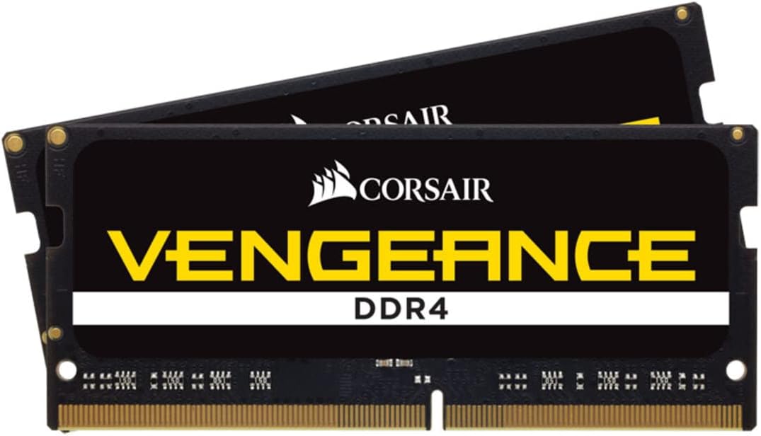 Corsair Vengeance SODIMM 32GB (2x16GB) DDR4 3200MHz C22 Memory for Laptop/Notebooks - Black