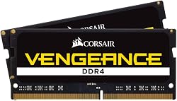 CORSAIR VENGEANCE SODIMM DDR4 RAM 32GB (2x16GB) Up to 320…