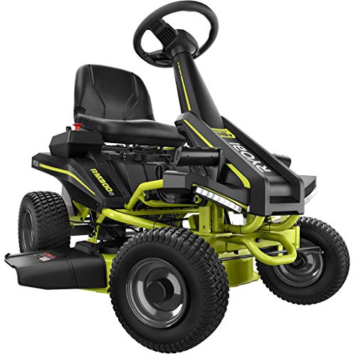 RYOBI Riding Lawn Mower 38 in 100 Ah Battery Electric...