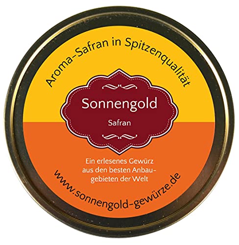 Sonnengold Safran-Fäden, Top-Qualität - Spitzenkategorie 1 (100 Gramm)