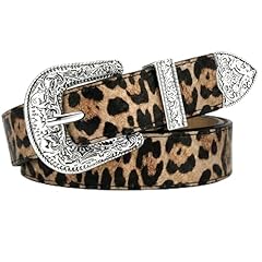 Leopard Coffee-silver Buckle