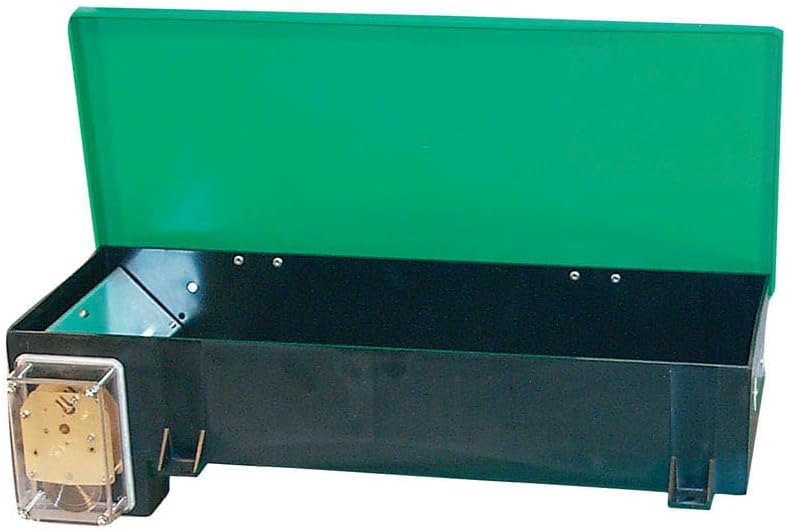 Fish Feed Belt Dispenser, 12 Hour Timer, 10 lb Capacity