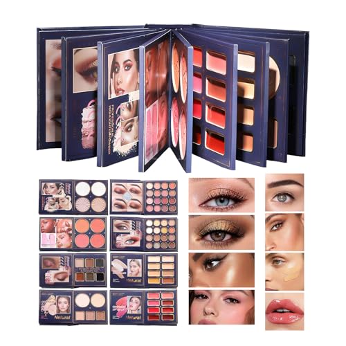 Palette de maquillage livre fard à joues contouring mat et satiné