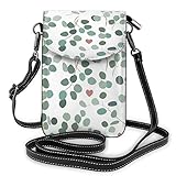 Diese Tasche hat eine Fronttasche, zwei Hauptfächer und drei Kartenfächer. Die Handytasche hat Magnetverschlüsse von 14 cm und unten, und zwei Hauptfächer für Münzen, Karten und Tickets.