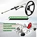 JNDO Go Kart Steering kit 380mm Steering Shaft+340mm Rack and Pinion+300mm Steering Wheel+150mm Steering Column+240mm Tie Rods+80mm Sleeve Suitable for Buggy Quad Go Kart Golf UTV