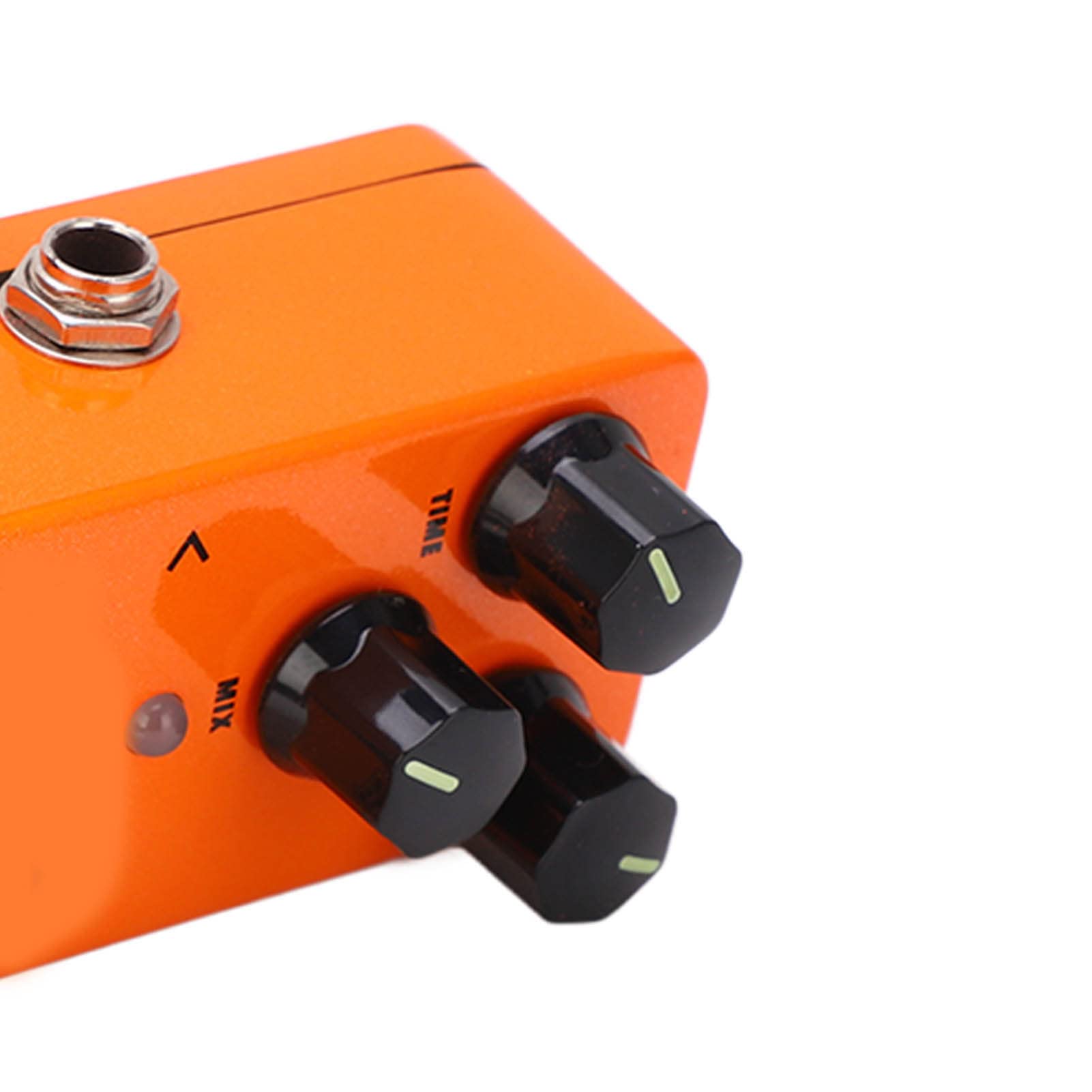 Pedal de Efecto de Guitarra de Metal Duradero Mini con Tonos Transparentes Naranja para Artistas