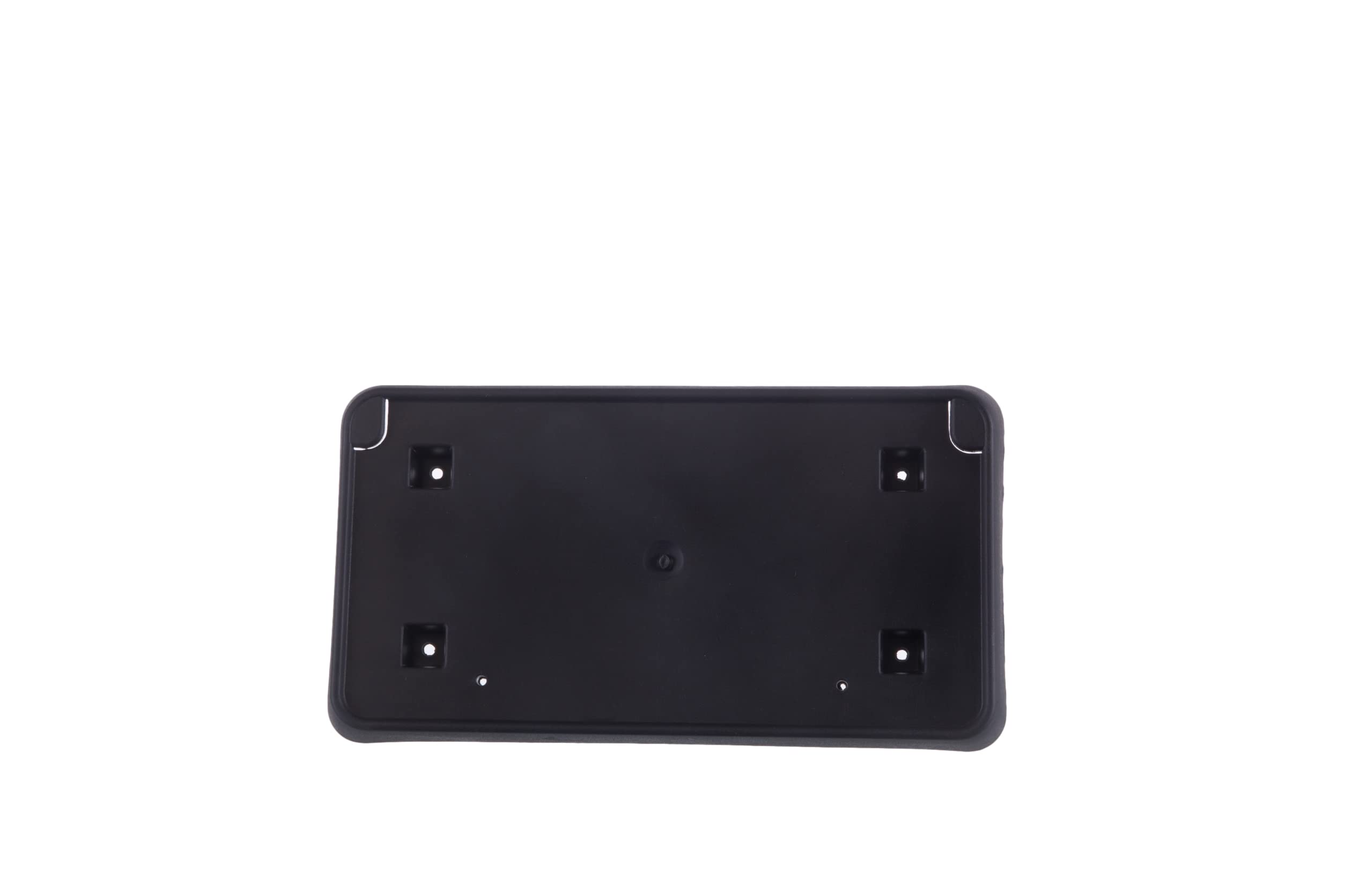 Perfit LinerNew Front Bumper License Plate Tag Holder Bracket Frame Cover Plastic Compatible for Grand Cherokee 14 15 16 (75th Anniversary, Laredo, Overland, Summit)