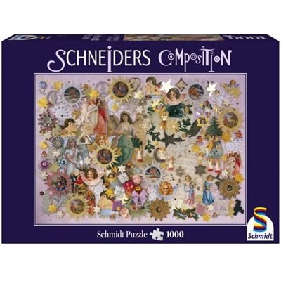 Schmidt Spiele - Schneiders Composition, come nel cielo, puzzle da 1000 pezzi