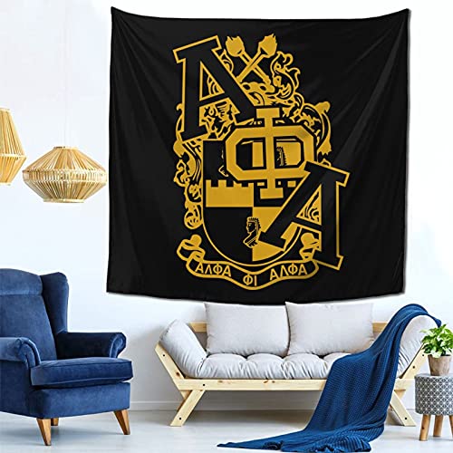 Jamload Tapestry Alp_Ha Phi Alp_Ha Wall Hanging Tapestries for Home Bedroom Dorm Decoration Blanket 59x59 Inch
