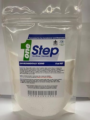 Tapcraft - One Step 8oz No Rinse Cleaner/Sanitizer - For Home Brewing Beer and Wine Making