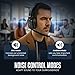 Philips Trucker Bluetooth Headset, Wireless Headset with Noise-Canceling Microphone, 2-in-One Convertible Mono & Stereo Design Headphones, All Day Extended Playtime for Work, Home, Hands-Free Driving