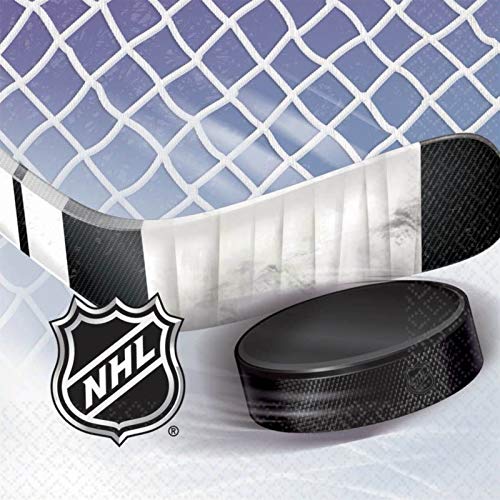 Amscan 513834 NHL Ice Time! Collection Luncheon Napkins, 16 pcs