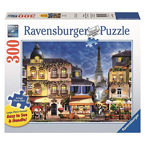 Ravensburger Pretty Paris Large Format 300 Piece Jigsaw Puzzle for Adults – Every Piece is Unique, Softclick Technology Means Pieces Fit Together Perfectly