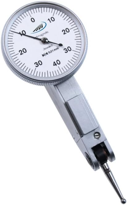 Helios Preisser A with Diameter 40.5 mm 0715103 Lever Gauge 0.01 mm with Button Insert 14.5 mm