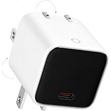 xiwxi Smart Display Charger, 45W Max GaN USB-C Charger Block with 6.6ft Braided Fast Charging Cable, 90 Foldable Plug, Real-Time Power Display,Smart Device Recognition,Care Mode, for iPhone 17/16/15