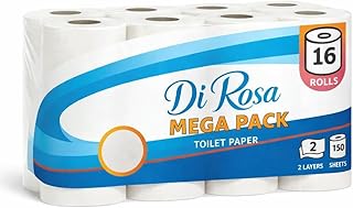 Vella Toilettenpapier 2-lagig – 64 Rollen (9600 Blatt), extra weich & sanft – Hygienisch & saugfähig – Ideal für Haushalt, Büro & Gewerbe