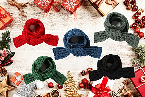 Toddler Scarf Boys Girls, Kids Winter Warm Knitted Scarves Wrap Neck Warmer2