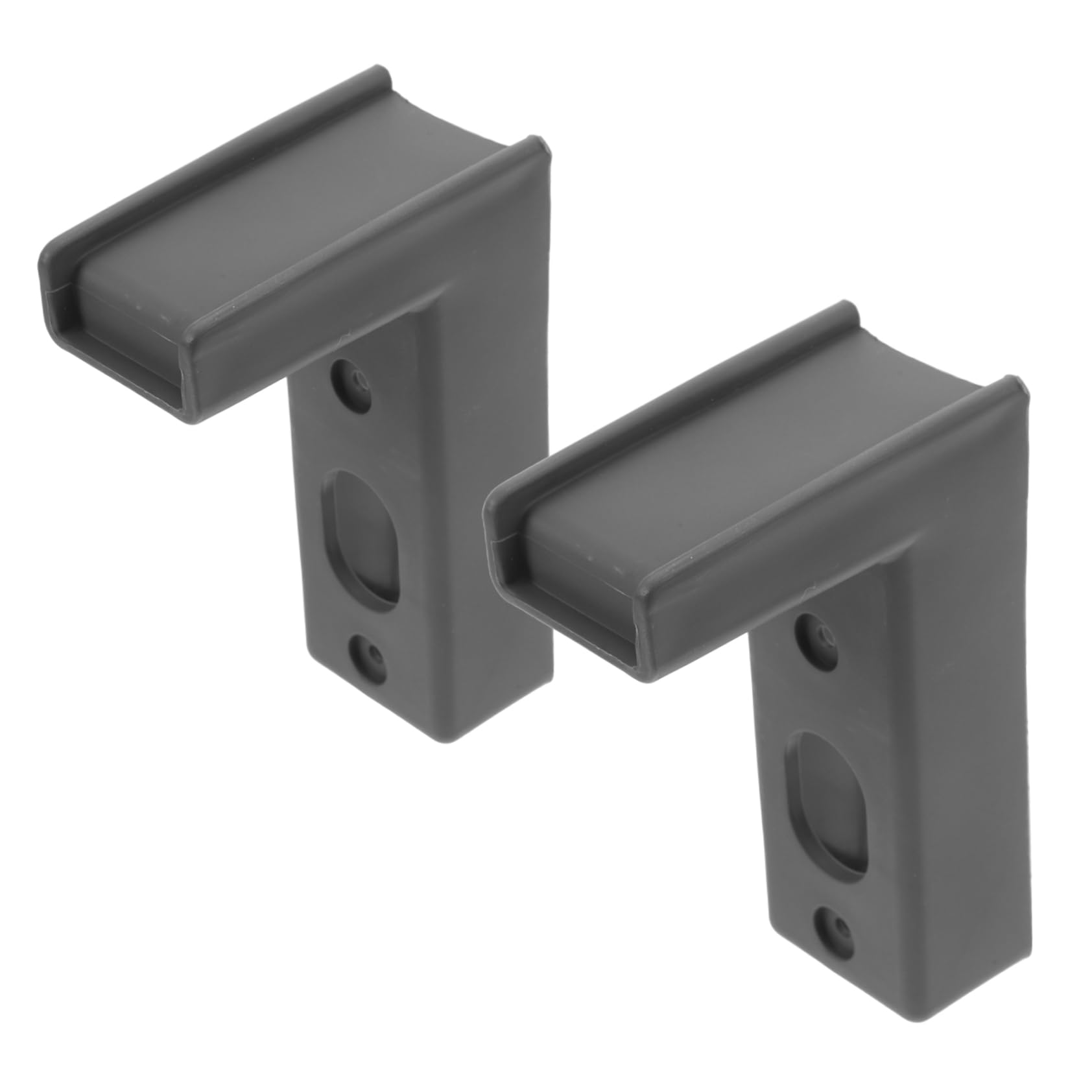 BESPORTBLE 2-pc Barbell Storage Rack Home Gym Equipment Holder Dumbbell Storage Squat Rack Attachments Wall Mount for Barbell Fitness Rope Hook