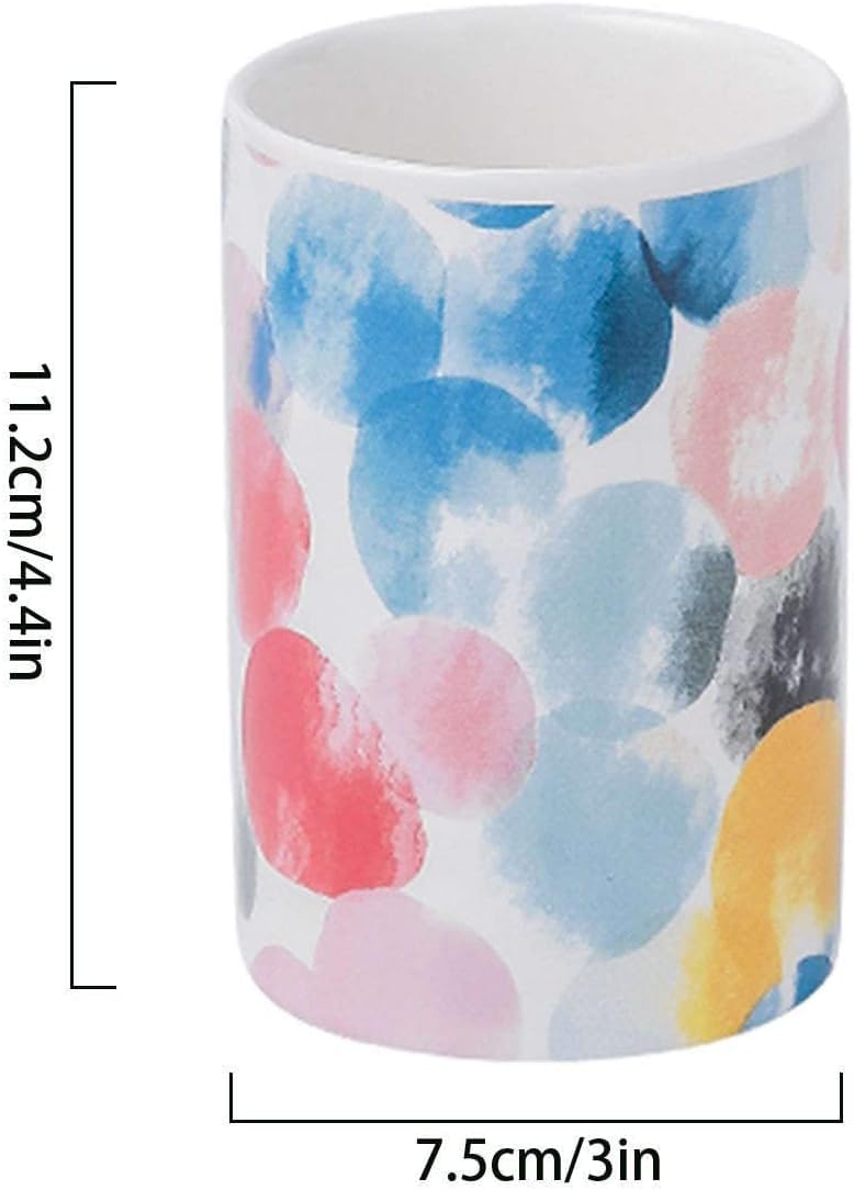 Dozownik mydła, Kolorowy uchwyt na szczotkę Środek do czyszczenia-Kolorowy-Uchwyt(Mouthwash Cup)