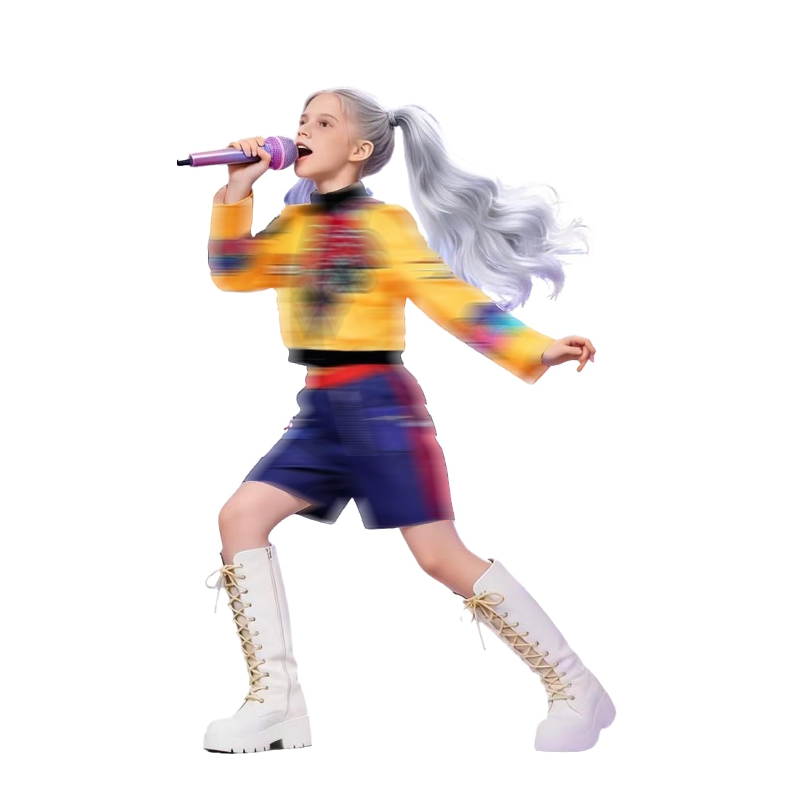 RUMI Cosplay Stage Costume, Anime Cosplay Costume, 3 Piece Carnival Outfit for Girls