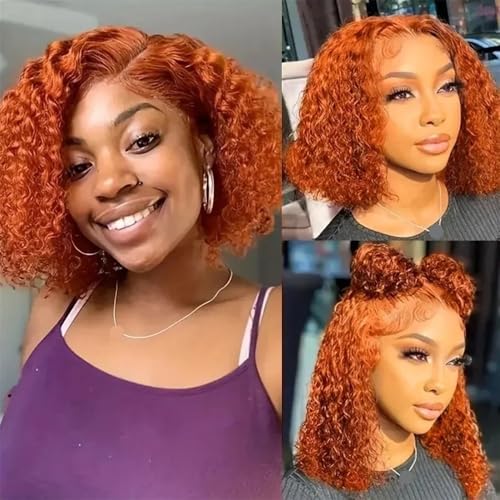 Peluca de cabello humano de alta calidad con ondas profundas y encaje frontal prearrancado 7