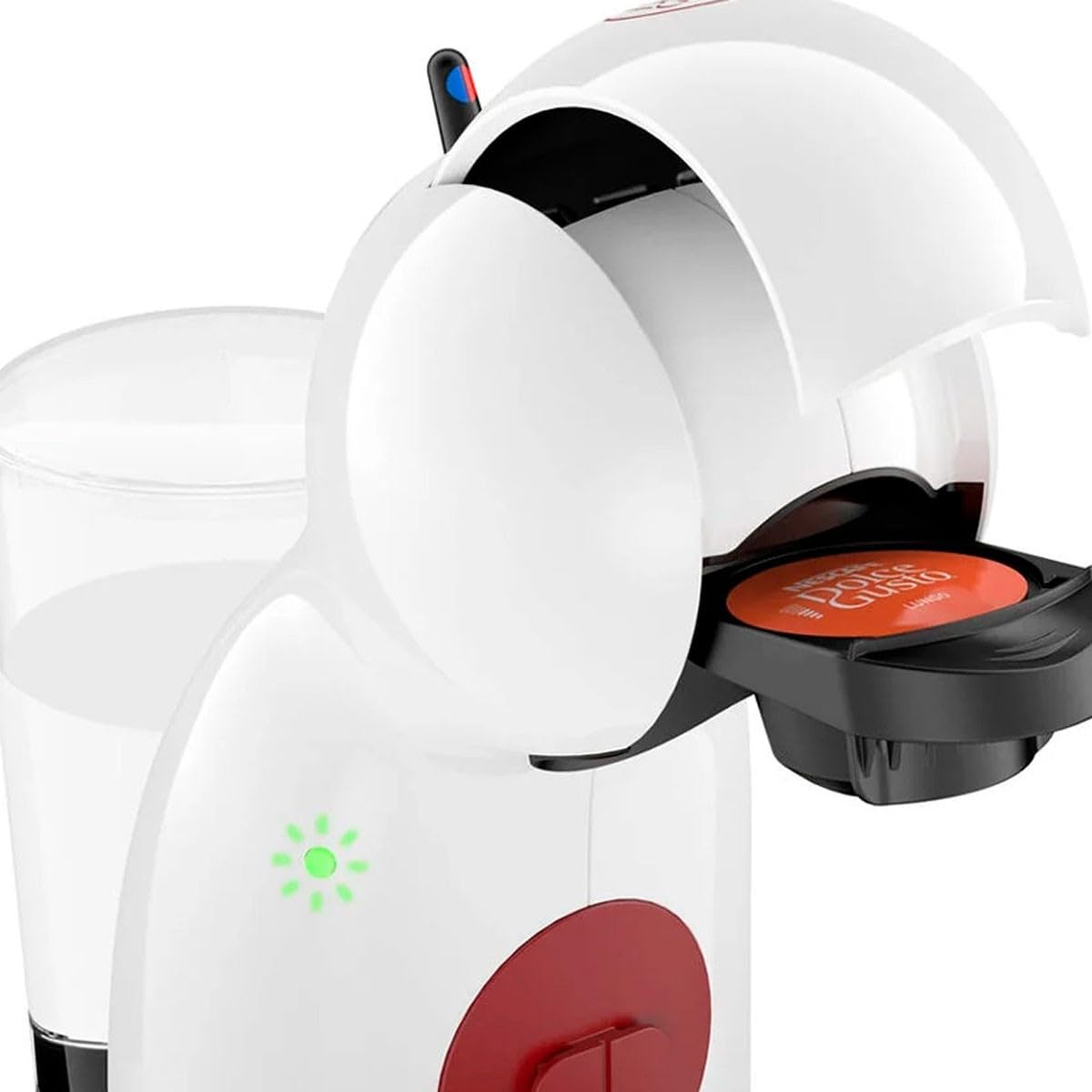 Nescafé Dolce Gusto Krups Macchina per il caffè Piccolo XS con capsule, per caffè caldi e freddi, con pompa da 15 bar di pressione e dosaggio manuale dell'acqua