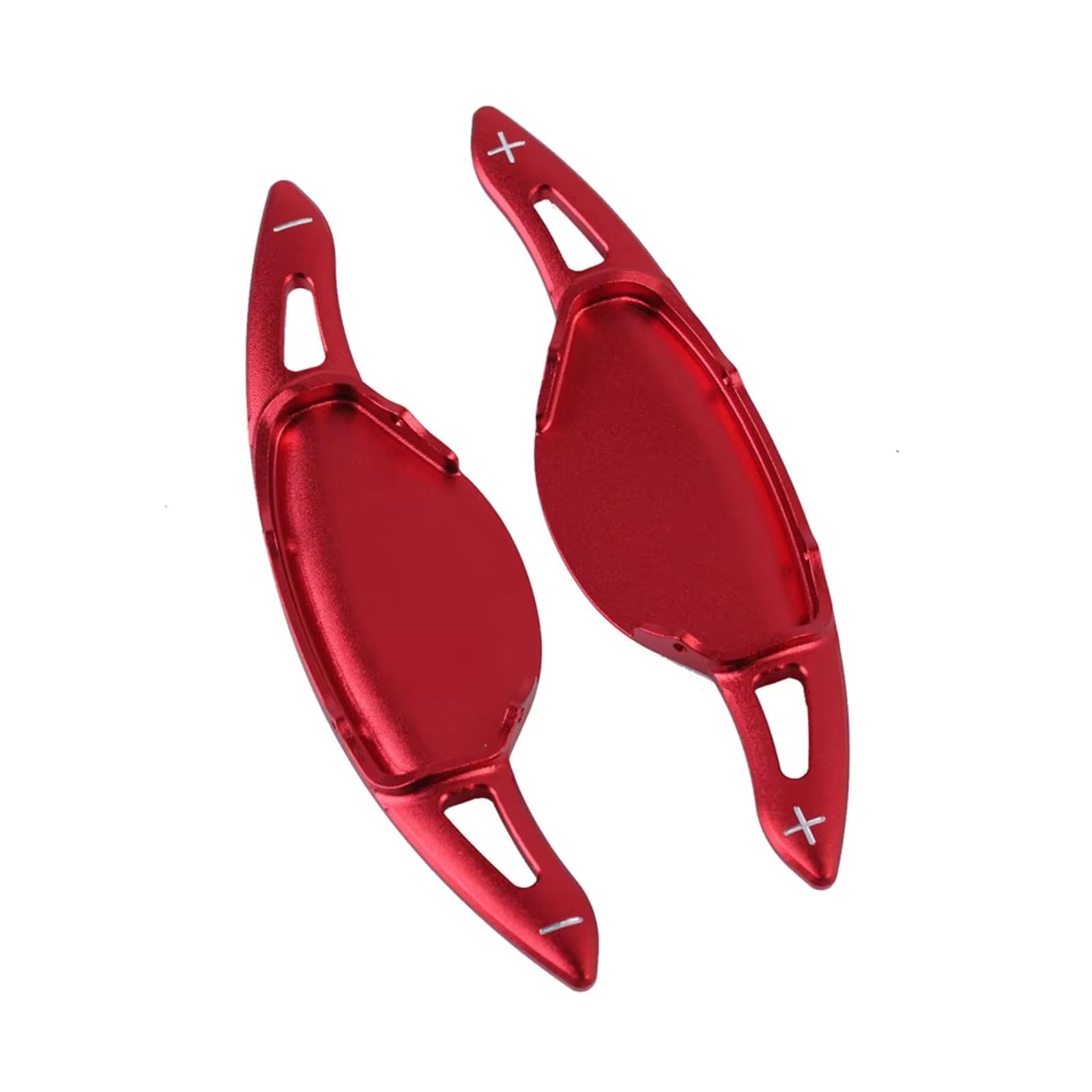 XINWELZ Car Shift Paddles Compatible with Nissan for Pathfinder for Qashqai Car Steering Wheel Paddle Shifter Extension Paddles Shifters for Fit Accessories(Red)