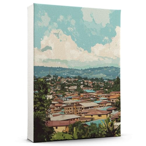 Bududa Poster Print, Uganda Poster Wall Art, Bududa Decor Travel Poster, Uganda Travel Gift, Housewarming Gift - 99AZ199