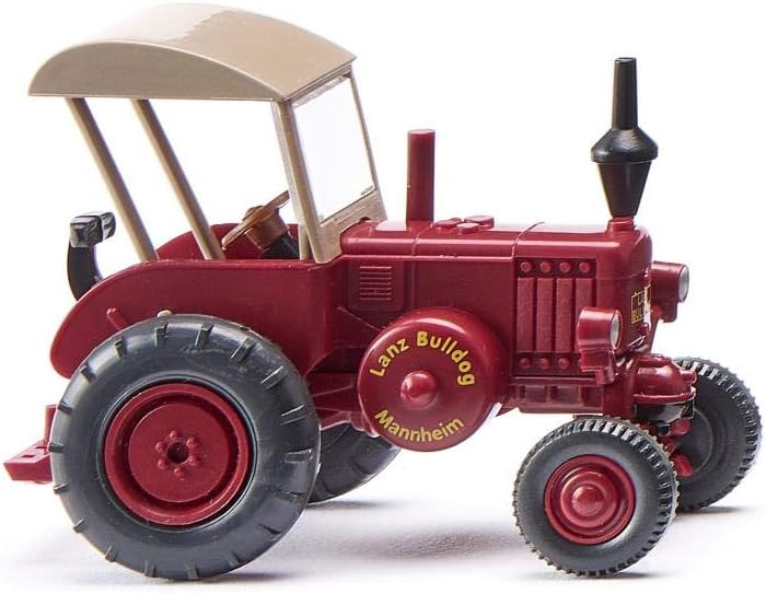 Wiking HO 1:87 Lanz Bulldog with roof – red - New 2019