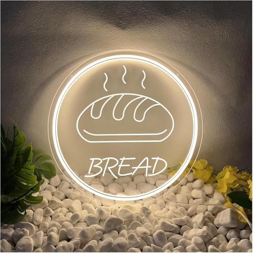 Enseigne Néon Boulangerie LED déco murale de bienvenue 35cm