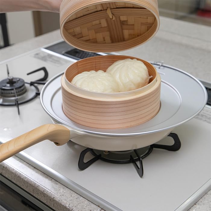Amazon｜オクムラ 中華蒸篭18cm 蓋 せいろ／蒸籠／セイロ｜蒸し器