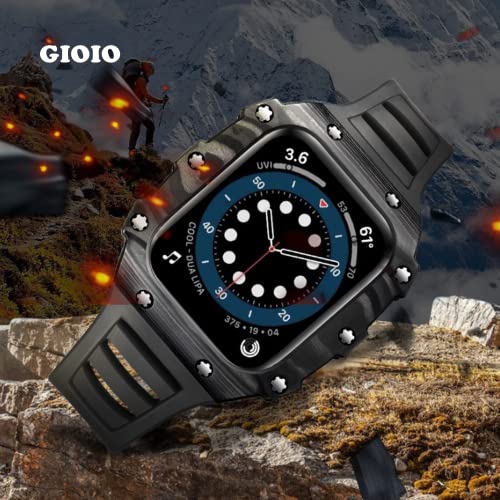 Kit boîtier de modification pour Apple Watch robuste bracelet métallique antichoc iWatch