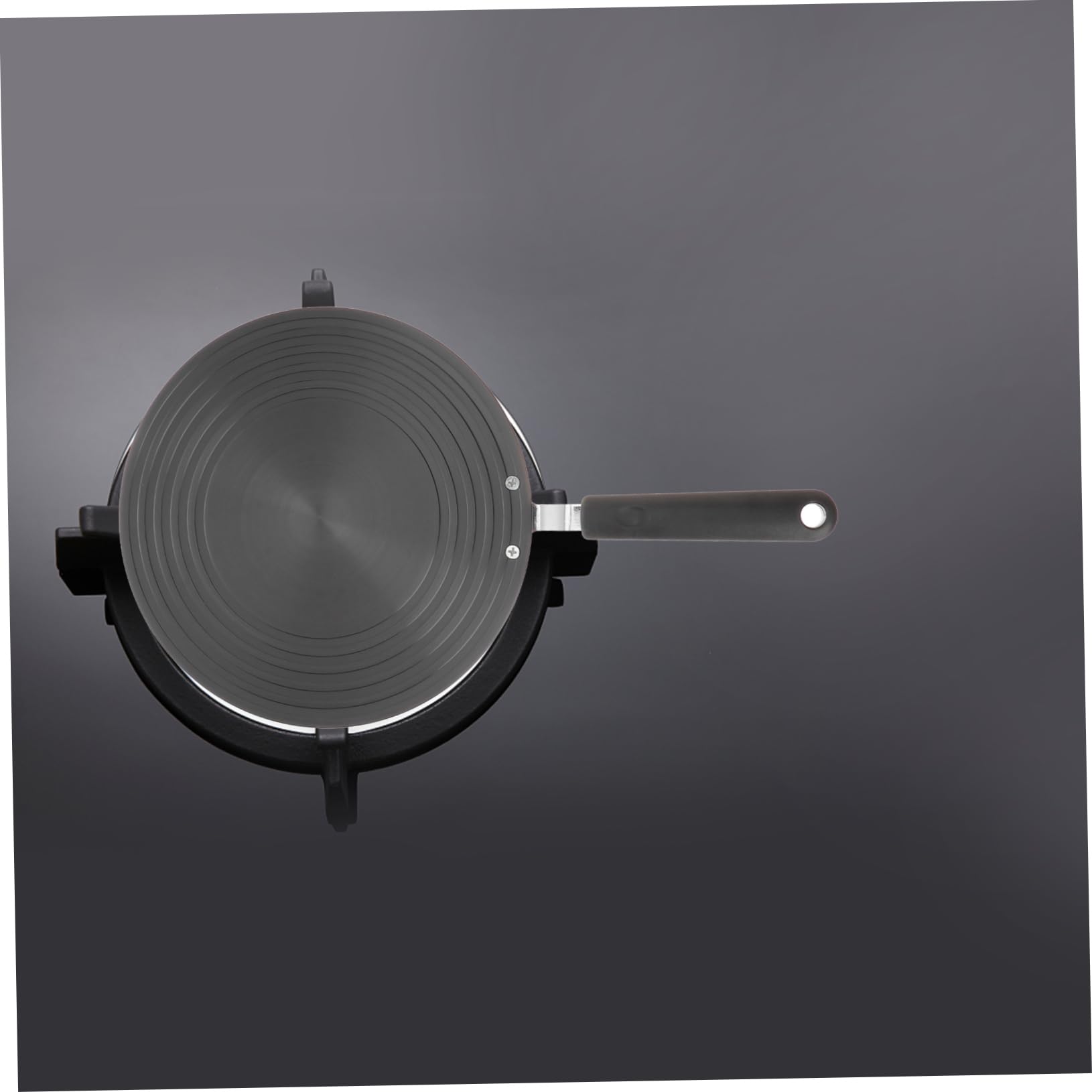 Didiseaon Placa Difusora de Calor Negro Redonda de Aleación de Aluminio Descongela Alimentos y Protege Ollas para Estufa de Gas