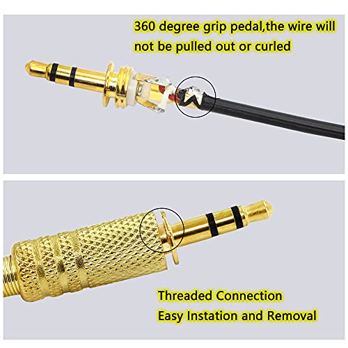 Repuesto Plug TRS Macho 3.5mm 3 polos con resorte 2 unidades miniatura 2