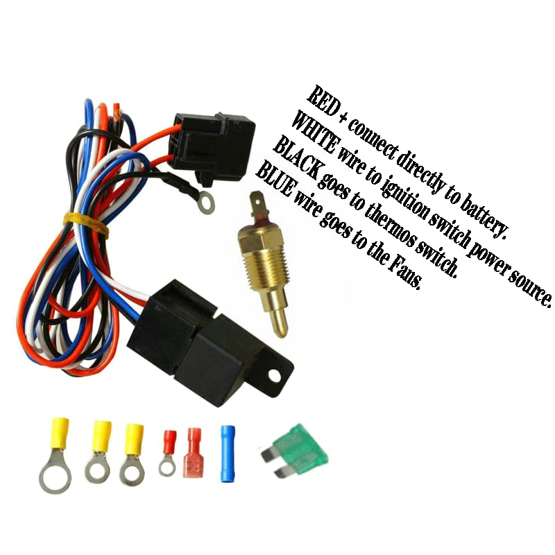 Miniatura 6 de KUNTAUTOS Relé de ventilador de cubierta de radiador de 4 filas para Toyota Land Cruiser FJ40 FJ45 MT 3.9L 4.2L