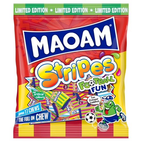MAOAM Stripes Football Fun Sweets Sharebag 140g