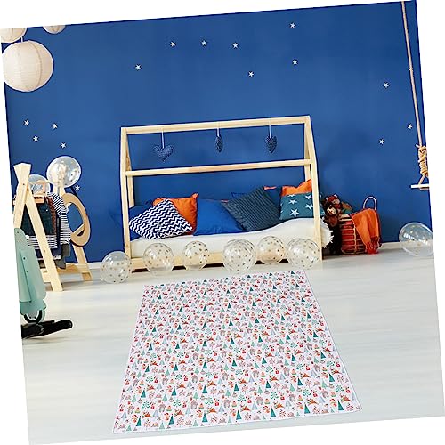 Alasum Hoge Voet Eetkamerstoel Kussen Speelkleed Baby Speelmatten Voor Vloer Baby Speelkleed Kid Schilderen Tafel Dekken Stoel Splat Mat Kids Activiteit Mat Polyester Kinderstoel Splat - Afbeelding 5