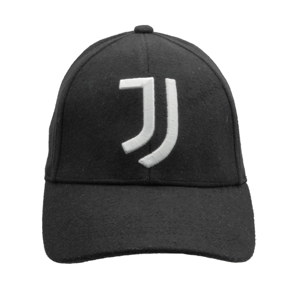 JUVENTUS Baseball Hat Felt Embroidery White 100% PL, Black, One Size