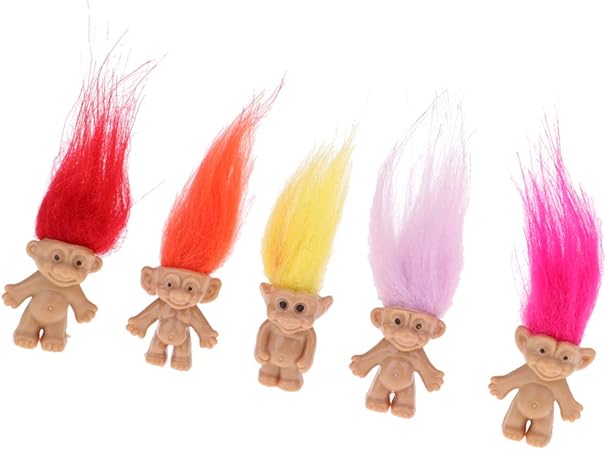 Amazon F Fityle 人形 ドール トロール人形 ミニドール トロールドール ラッキードール フィギュア玩具 5点セット 1 フィギュア ドール 通販