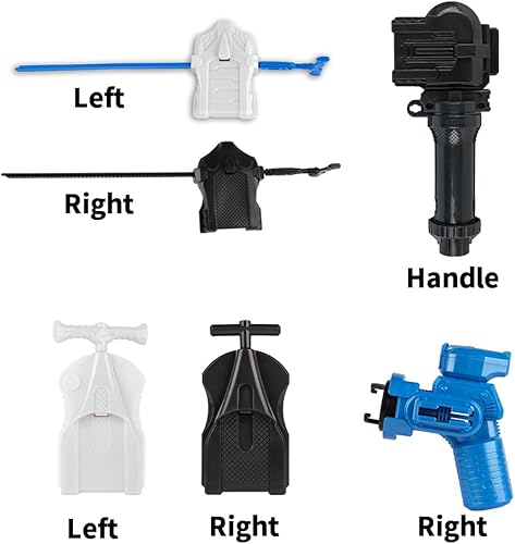 Miniatura 3 de Battle Top Game Metal Fusion 4D Series Spinning Top Set 12 Giroscopios 5 lanzadores con caja de almacenamiento, regalo para niños