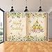 Fairy Tale Books Happy Birthday Princess Castle Backdrop for Girl Once Upon A Time Magic Storybook Spring Eucalyptus Leaves Floral Butterfly Wedding Photography Background Banner Photo Studio 7x5ft
