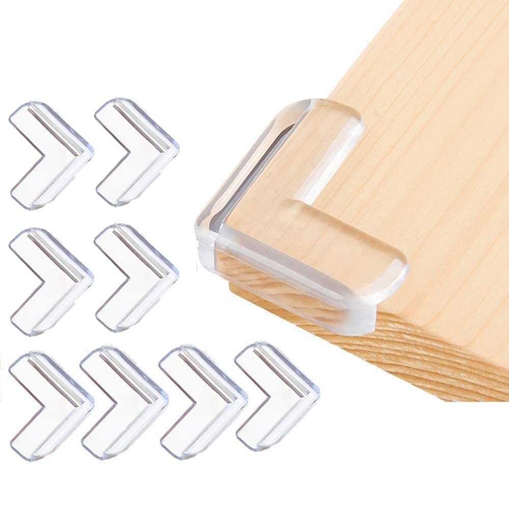 Corner Protector for Sharp Edges for Kids Edge Protector for Furniture Table Corner Protector for Baby Clear Safety Guard Gel Table Table Corner Protector Transparent Set of 10
