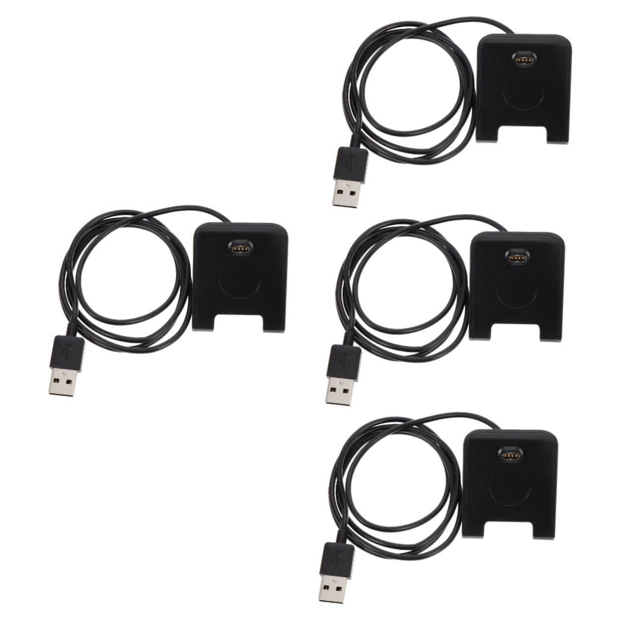 Gatuida 4pezzi Caricatore Da Tavolo Per Smartwatch Ricarica Veloce e Stabile Design Elegante e Portatile Dock Di Ricarica Professionale e Pratico Compatibile Con Smartwatch