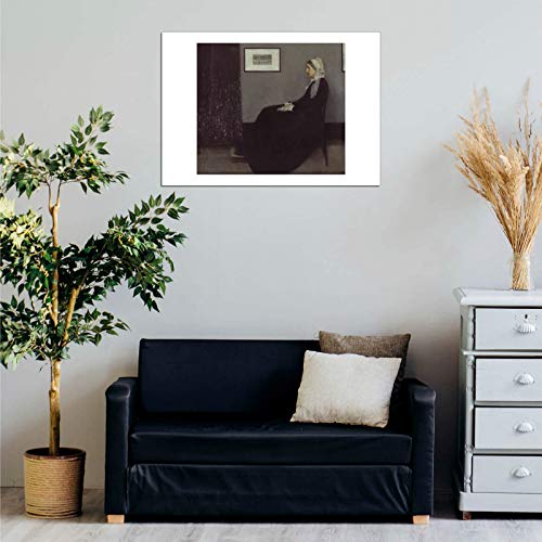 Impression Whistler Mère de l'artiste cadre grand format Spiffing Prints - 2